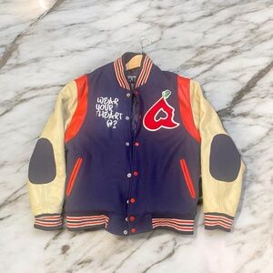 Varsity Jacket Heart Clothing Limited Release NYC Leather Wool